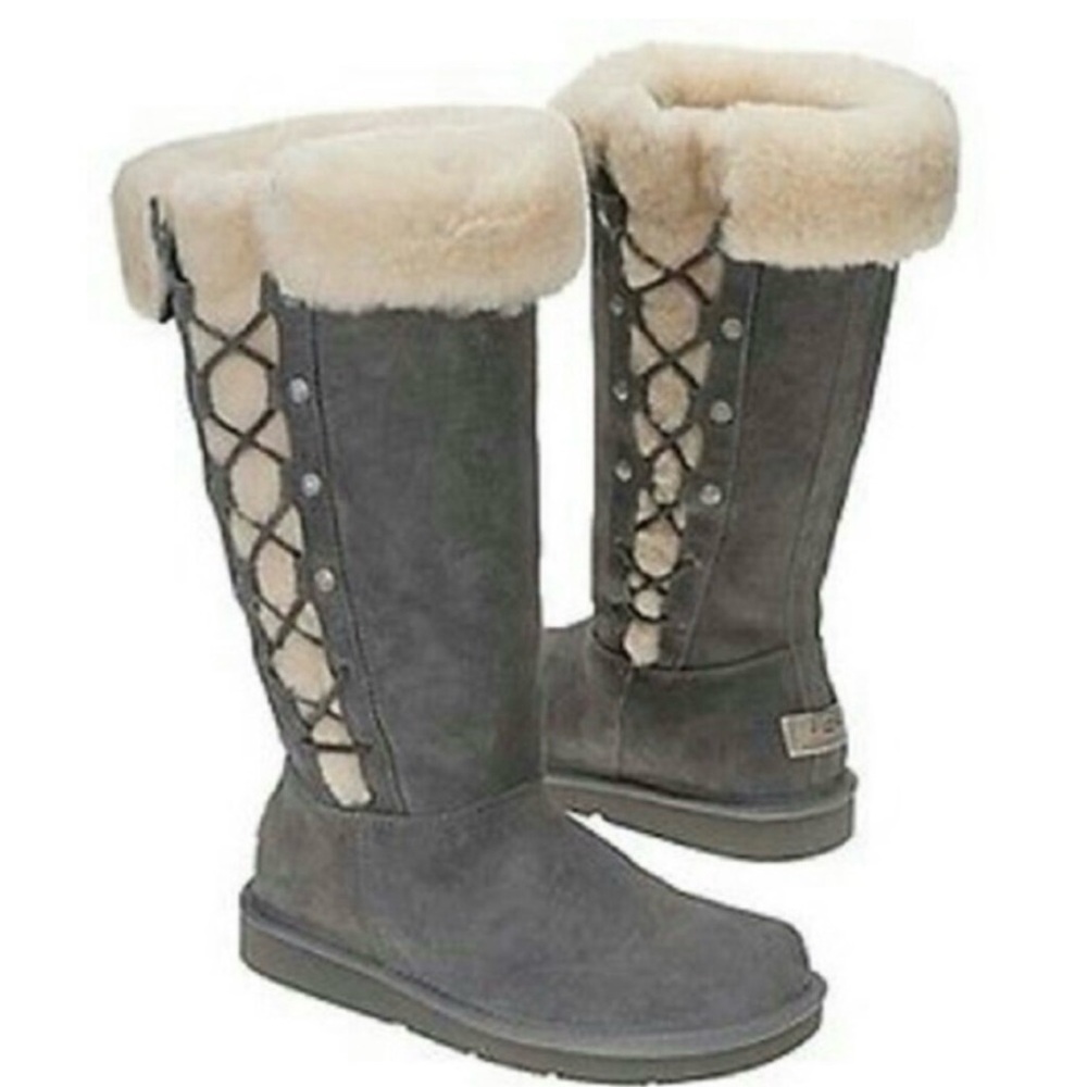Ugg Women's Gray Shearling Lined Boots